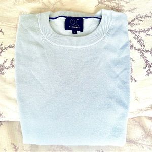 Qi Cashmere Sweater in Baby Blue